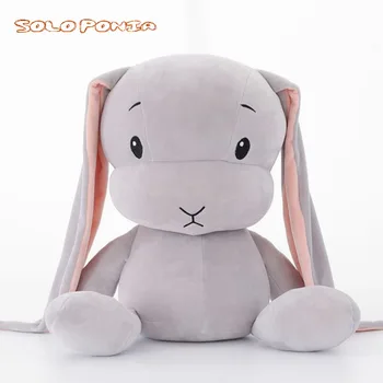Ładny królik lalka pluszowe zwierzęta miękkie zabawki zwierzęta miękkie dzieci dziecko Królik zabawki dla dziewczynek dzieci prezent na Urodziny Śpiąca lalka