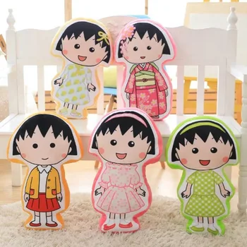 Śliczne pluszowe zabawki kreskówka Chi-Bi Маруко 50 cm miękkie zabawki miękkie poduszki urodziny prezent na boże Narodzenie #1222