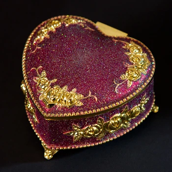 Ślubne biżuteria Case Jewels Display Boxes Jewel Protection for Watch spinka klips do ubrania przechowywanie