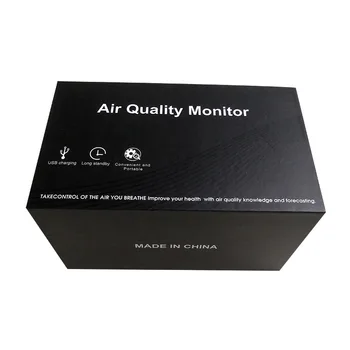 Газоанализатор Wskaźnik zanieczyszczenia powietrza tester czujnik Monitor jakości powietrza utwory PM2.5 HCHO(formaldehyd) LZO detektor kryty biuro