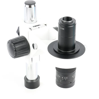 Стереомикроскоп od 76 mm do 50 mm Pierścień adaptera obiektywu 300X 180X C mount Видеомикроскоп kamera regulacyjnej łącznika 76 mm