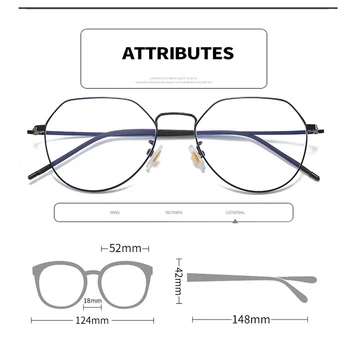 Эльбру Moda Przezroczyste Okulary Optyczne, Oprawki Okularowe Dla Kobiet I Mężczyzn, Unisex, Kolorowy Oprawa Dla Punktów Clear Lence Prezent